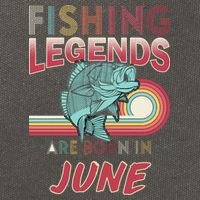 Fishing Legends Are Born In June Cotton Canvas Backpack