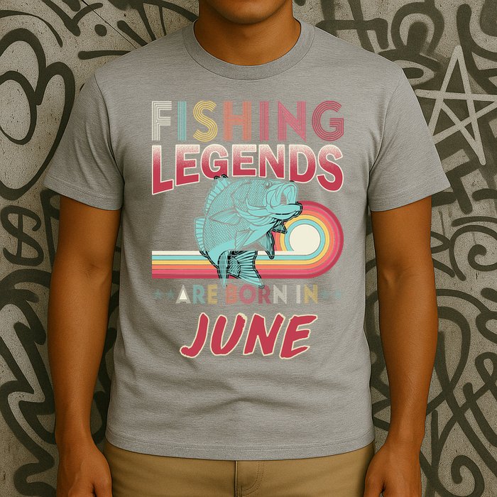 Fishing Legends Are Born In June T-Shirt