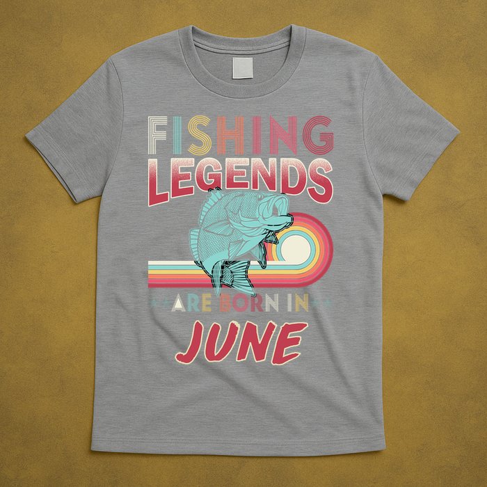 Fishing Legends Are Born In June T-Shirt