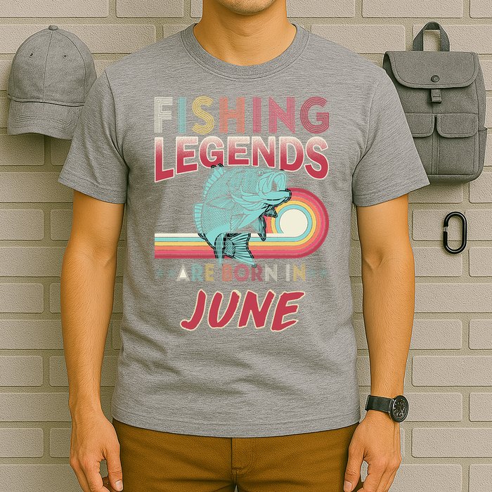 Fishing Legends Are Born In June T-Shirt