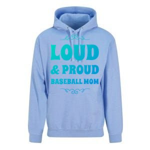 Funny Loud And Proud Baseball Moms Sports Mom Mother Humor Gift Unisex Surf Hoodie