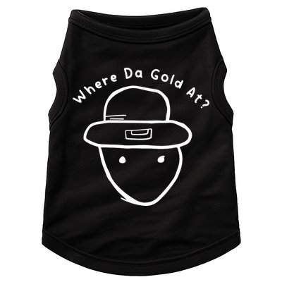 Funny Leprechaun Amateur Sketch Meme St Patricks Day 2024 Doggie Tank