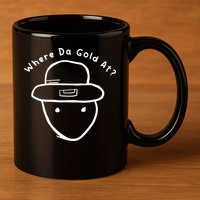 Funny Leprechaun Amateur Sketch Meme St Patricks Day 2024 11oz C Handle Ceramic Mug