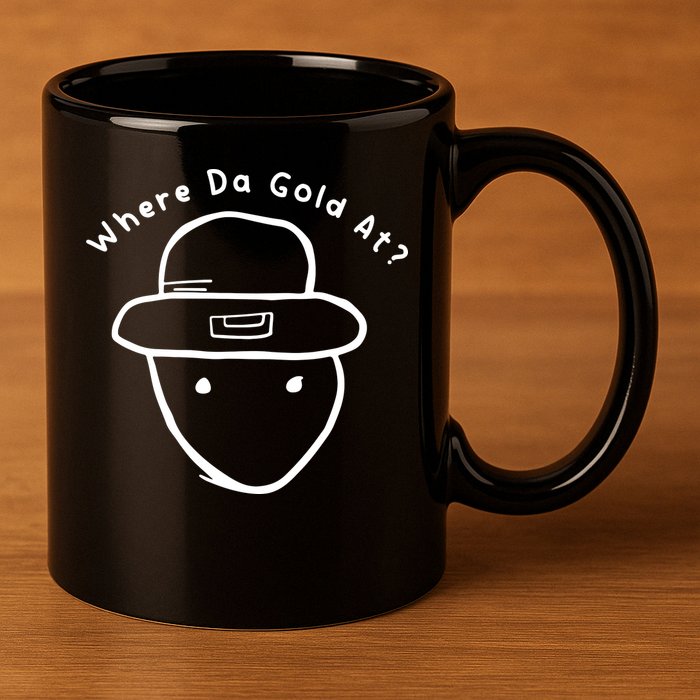 Funny Leprechaun Amateur Sketch Meme St Patricks Day 2024 11oz C Handle Ceramic Mug