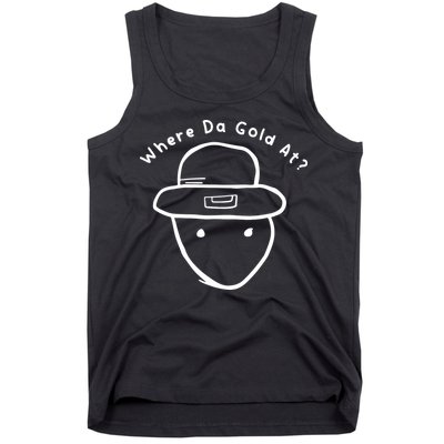 Funny Leprechaun Amateur Sketch Meme St Patricks Day 2024 Tank Top