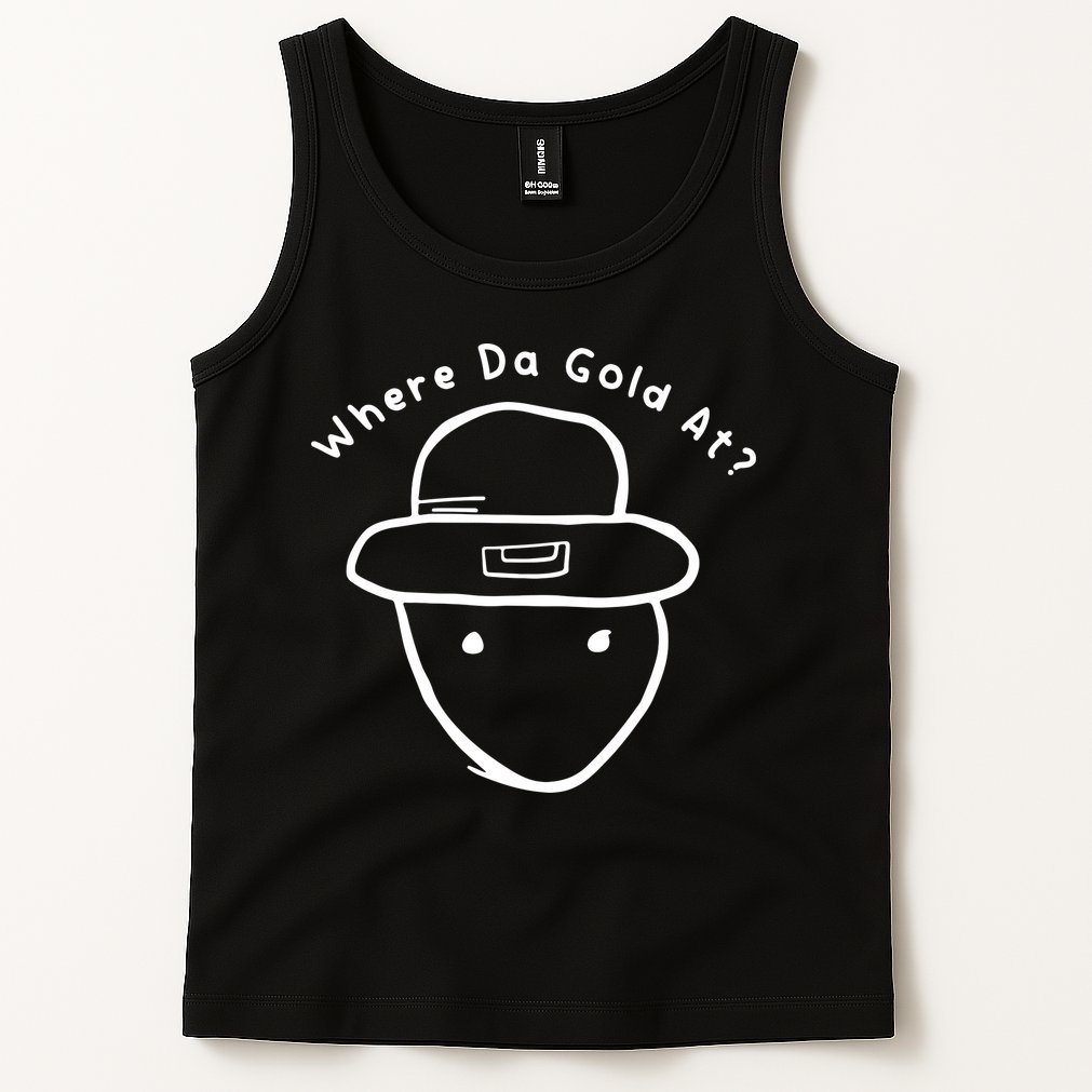 Funny Leprechaun Amateur Sketch Meme St Patricks Day 2024 Tank Top