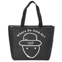 Funny Leprechaun Amateur Sketch Meme St Patricks Day 2024 Zip Tote Bag