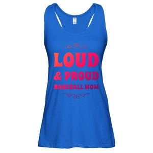 Funny Loud And Proud Baseball Moms Sports Mom Mother Humor Gift Ladies Essential Flowy Tank