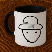 Funny Leprechaun Amateur Sketch Meme St Patricks Day 2024 Mug