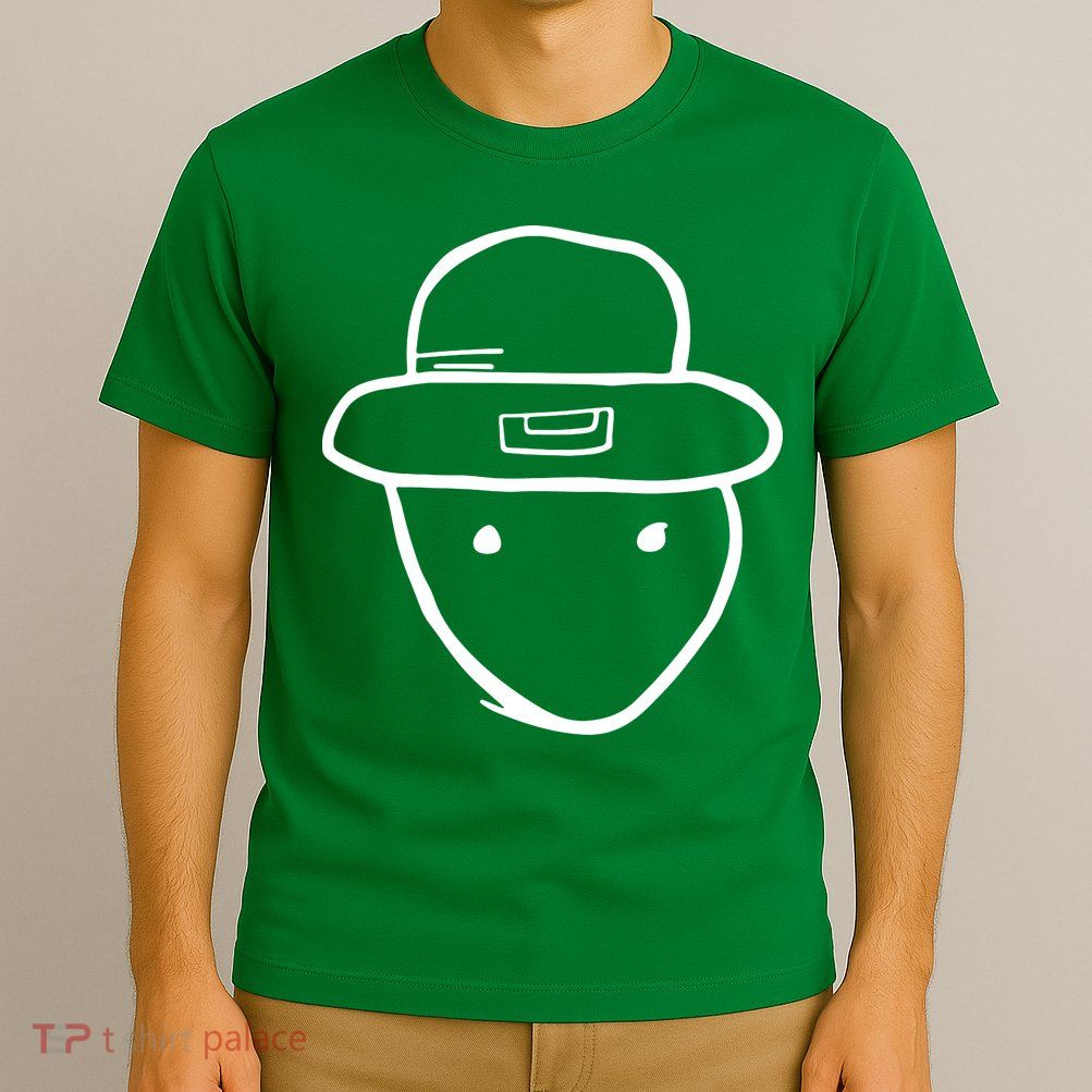 Funny Leprechaun Amateur Sketch Meme St Patricks Day 2024 T-Shirt