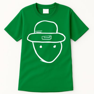 Funny Leprechaun Amateur Sketch Meme St Patricks Day 2024 Tall T-Shirt