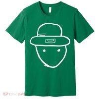 Funny Leprechaun Amateur Sketch Meme St Patricks Day 2024 Premium T-Shirt