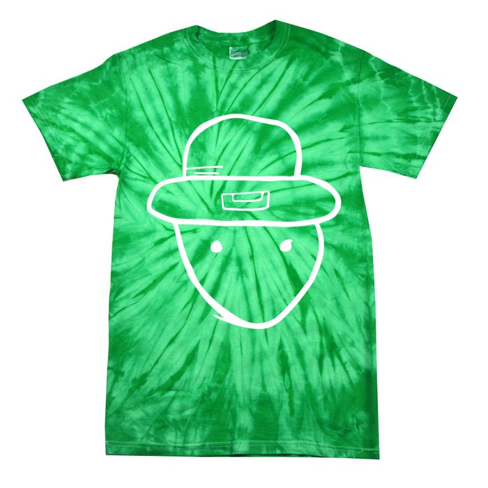 Funny Leprechaun Amateur Sketch Meme St Patricks Day 2024 Tie-Dye T-Shirt