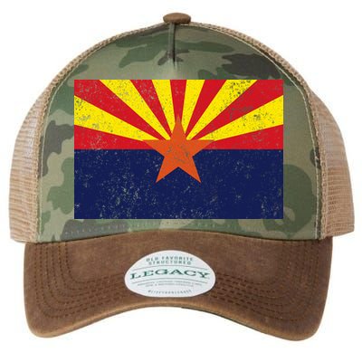 Flag of Arizona Vintage Legacy Tie Dye Trucker Hat