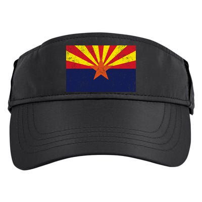 Flag of Arizona Vintage Adult Drive Performance Visor