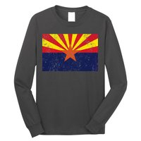 Flag of Arizona Vintage Long Sleeve Shirt