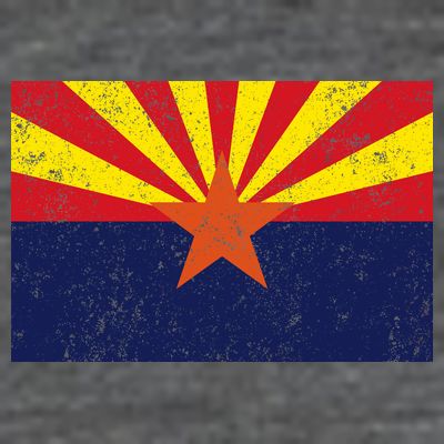 Flag of Arizona Vintage T-Shirt