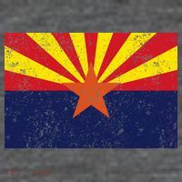 Flag of Arizona Vintage Tall T-Shirt