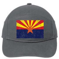 Flag of Arizona Vintage 7-Panel Snapback Hat