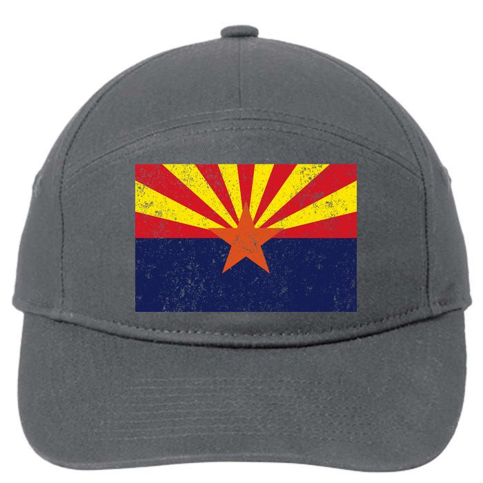 Flag of Arizona Vintage 7-Panel Snapback Hat