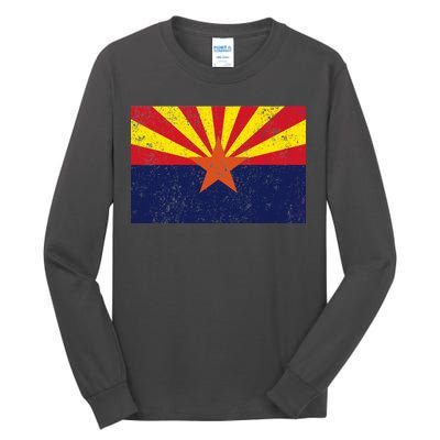 Flag of Arizona Vintage Tall Long Sleeve T-Shirt