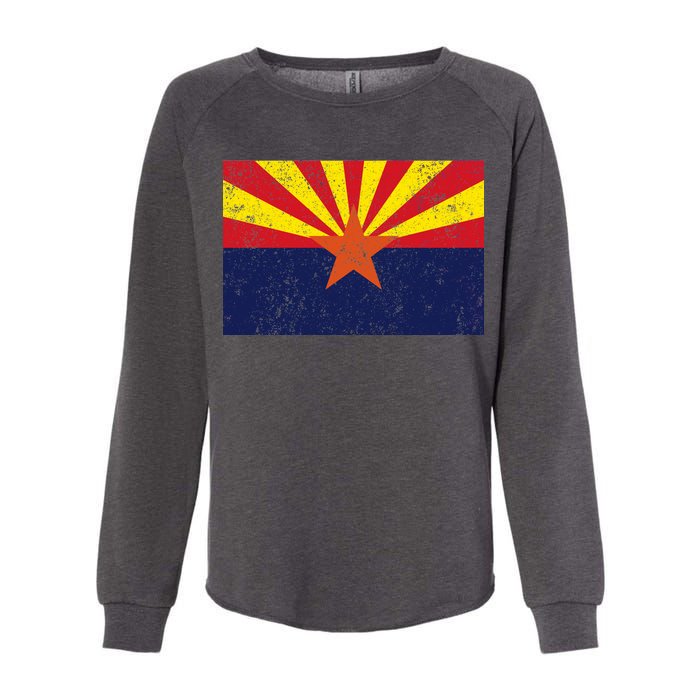 Flag of Arizona Vintage Womens California Wash Sweatshirt