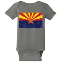 Flag of Arizona Vintage Baby Bodysuit