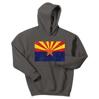 Flag of Arizona Vintage Kids Hoodie