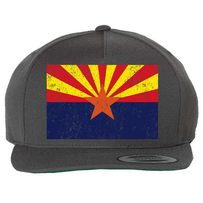 Flag of Arizona Vintage Wool Snapback Cap