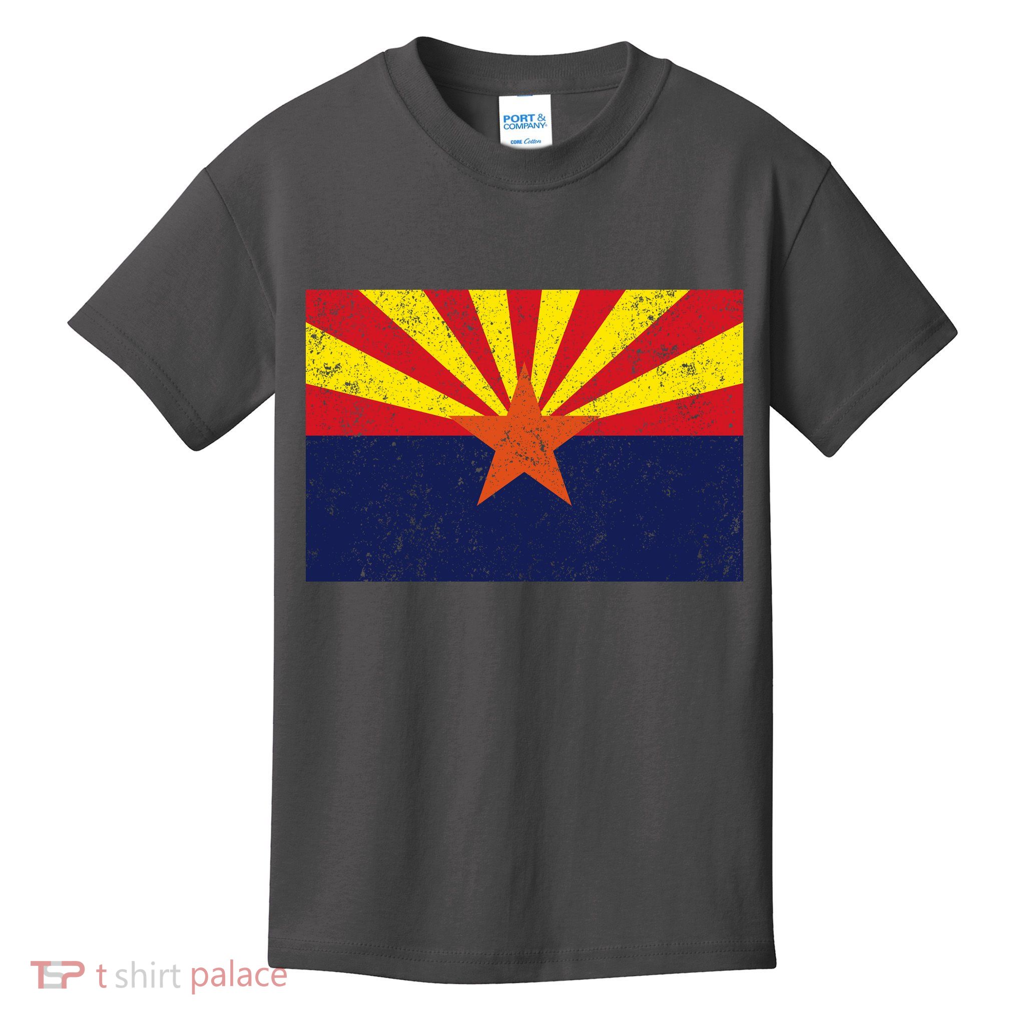 Flag of Arizona Vintage Kids T-Shirt