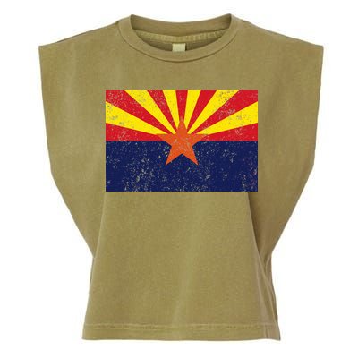 Flag of Arizona Vintage Garment-Dyed Women's Muscle Tee