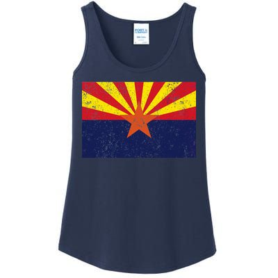 Flag of Arizona Vintage Ladies Essential Tank