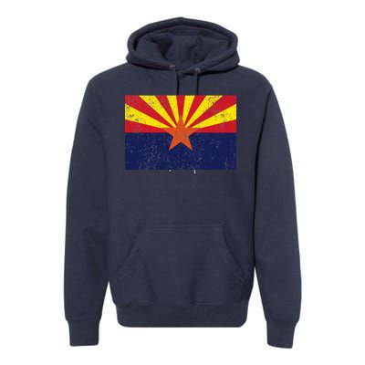 Flag of Arizona Vintage Premium Hoodie