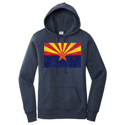 Flag of Arizona Vintage Women's Pullover Hoodie