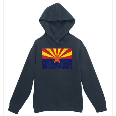 Flag of Arizona Vintage Urban Pullover Hoodie