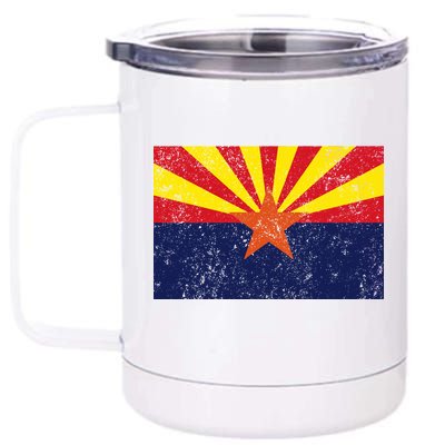 Flag of Arizona Vintage 12 oz Stainless Steel Tumbler Cup