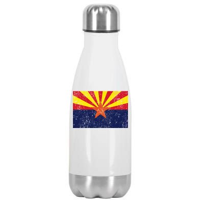 Flag of Arizona Vintage Stainless Steel Insulated Water Bottle