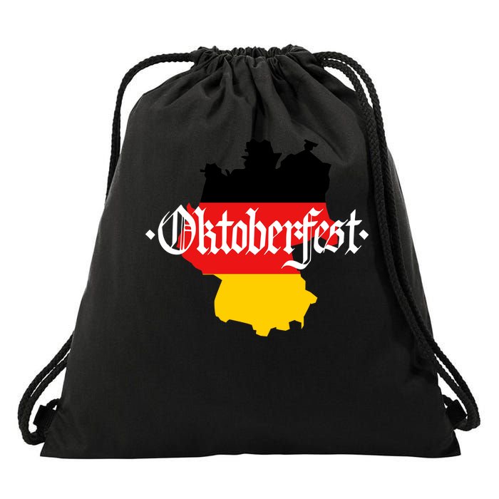 Flag of Oktoberfest Drawstring Bag