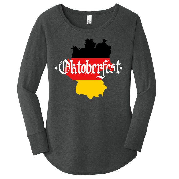 Flag of Oktoberfest Women's Perfect Tri Tunic Long Sleeve Shirt