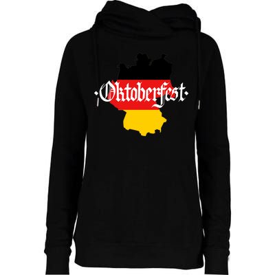 Flag of Oktoberfest Womens Funnel Neck Pullover Hood