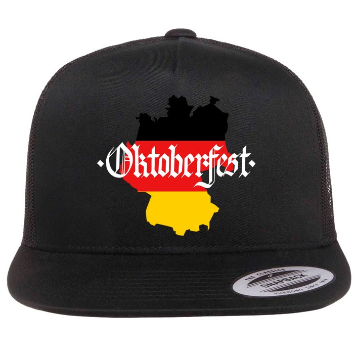 Flag of Oktoberfest Flat Bill Trucker Hat