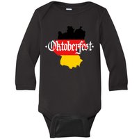 Flag of Oktoberfest Baby Long Sleeve Bodysuit