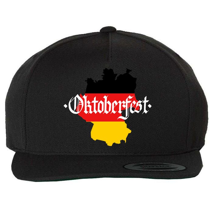 Flag of Oktoberfest Wool Snapback Cap