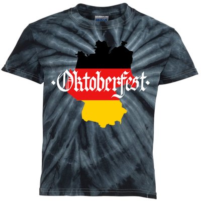 Flag of Oktoberfest Kids Tie-Dye T-Shirt