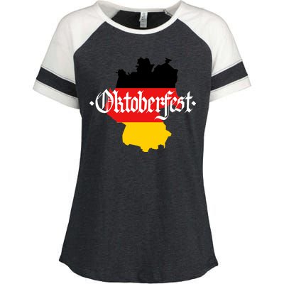 Flag of Oktoberfest Enza Ladies Jersey Colorblock Tee