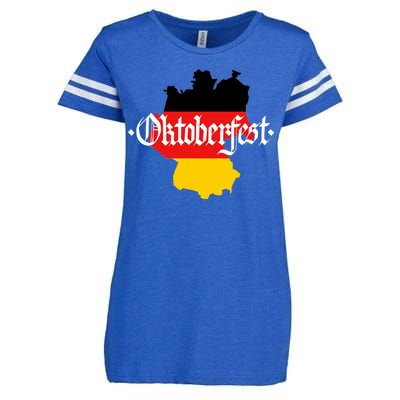 Flag of Oktoberfest Enza Ladies Jersey Football T-Shirt