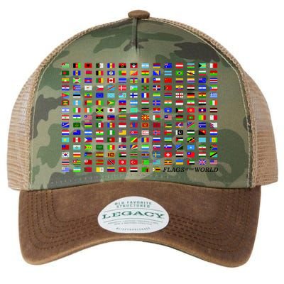 Flags of the World Legacy Tie Dye Trucker Hat