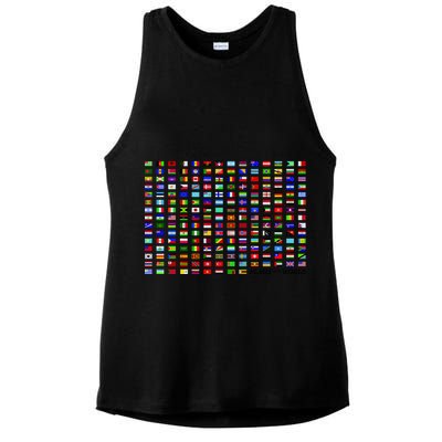 Flags of the World Ladies PosiCharge Tri-Blend Wicking Tank