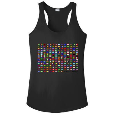 Flags of the World Ladies PosiCharge Competitor Racerback Tank
