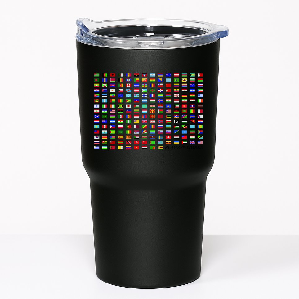 Flags of the World Tumbler